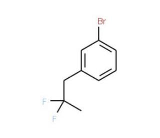 1-Bromo-3-(2,2-difluoropropyl)benzene - chemical structure image