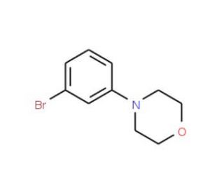 1-Bromo-3-(4-morpholino)benzene (CAS 197846-82-5) - chemical structure image