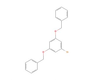 1-Bromo-3,5-bis(phenylmethoxy)benzene (CAS 128924-04-9) - chemical structure image