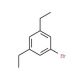 1-Bromo-3,5-diethylbenzene (CAS 90267-03-1) - chemical structure image