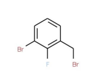 1-Bromo-3-bromomethyl-2-fluorobenzene (CAS 149947-16-0) - chemical structure image