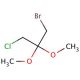 1-Bromo-3-chloro-2,2-dimethoxypropane (CAS 22089-54-9) - chemical structure image