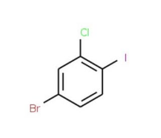1-Bromo-3-chloro-4-iodobenzene (CAS 31928-47-9) - chemical structure image