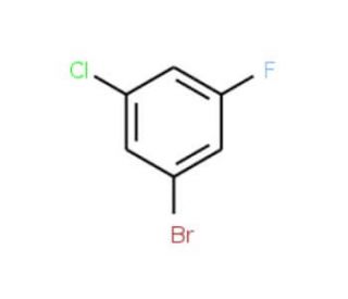 1-Bromo-3-chloro-5-fluorobenzene (CAS 33863-76-2) - chemical structure image