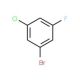 1-Bromo-3-chloro-5-fluorobenzene (CAS 33863-76-2) - chemical structure image