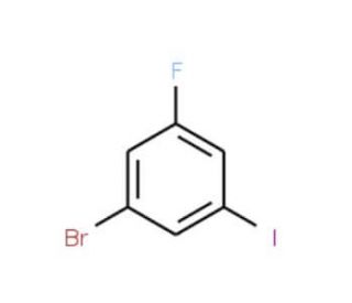 1-Bromo-3-fluoro-5-iodobenzene (CAS 845866-85-5) - chemical structure image