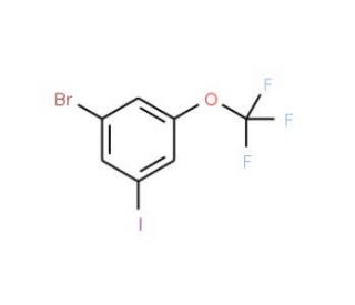 1-Bromo-3-iodo-5-(trifluoromethoxy)benzene (CAS 845866-78-6) - chemical structure image