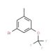 1-Bromo-3-methyl-5-(trifluoromethoxy)benzene (CAS 887266-91-3) - chemical structure image