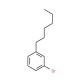 1-Bromo-3-n-hexylbenzene (CAS 38409-59-5) - chemical structure image