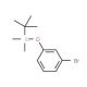 1-Bromo-3-(tert-butyldimethylsiloxy)benzene (CAS 65423-56-5) - chemical structure image