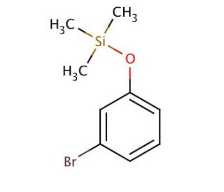 1-Bromo-3-(trimethylsiloxy)benzene (CAS 36971-28-5) - chemical structure image