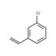1-Bromo-3-vinylbenzene (CAS 2039-86-3) - chemical structure image