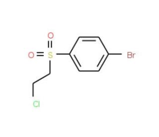 1-bromo-4-[(2-chloroethyl)sulfonyl]benzene (CAS 26732-25-2) - chemical structure image