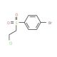 1-bromo-4-[(2-chloroethyl)sulfonyl]benzene (CAS 26732-25-2) - chemical structure image