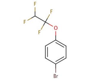 1-Bromo-4-(1,1,2,2-tetrafluoroethoxy)benzene (CAS 68834-05-9) - chemical structure image