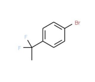 1-Bromo-4-(1,1-difluoro-ethyl)-benzene (CAS 1000994-95-5) - chemical structure image