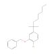 1-Bromo-4-(1,1-dimethylheptyl)-2-(phenylmethoxy)-benzene (CAS 70120-16-0) - chemical structure image