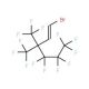 1-Bromo-4,4,5,5,6,6,6-heptafluoro-3,3-bis-(trifluoromethyl)hexene (CAS 128454-94-4) - chemical structure image
