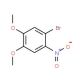 1-Bromo-4,5-dimethoxy-2-nitrobenzene (CAS 51072-66-3) - chemical structure image