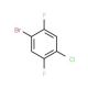 1-Bromo-4-chloro-2,5-difluorobenzene (CAS 172921-33-4) - chemical structure image