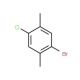 1-Bromo-4-chloro-2,5-dimethylbenzene - chemical structure image