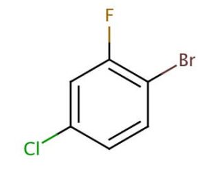 1-Bromo-4-chloro-2-fluorobenzene (CAS 1996-29-8) - chemical structure image