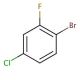 1-Bromo-4-chloro-2-fluorobenzene (CAS 1996-29-8) - chemical structure image