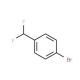 1-Bromo-4-(difluoromethyl)benzene (CAS 51776-71-7) - chemical structure image