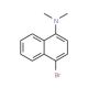 1-Bromo-4-(dimethylamino)naphthalene (CAS 59557-93-6) - chemical structure image