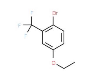 1-Bromo-4-ethoxy-2-(trifluoromethyl)benzene (CAS 156605-95-7) - chemical structure image
