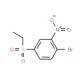 1-Bromo-4-ethylsulfonyl-2-nitrobenzene - chemical structure image