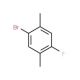 1-Bromo-4-fluoro-2,5-dimethylbenzene (CAS 51760-04-4) - chemical structure image