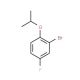 1-Bromo-4-fluoro-2-isopropoxybenzene (CAS 610797-49-4) - chemical structure image