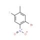 1-Bromo-4-fluoro-5-methyl-2-nitrobenzene (CAS 208165-95-1) - chemical structure image