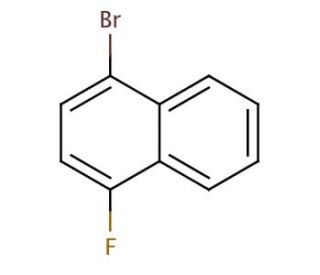 1-Bromo-4-fluoronaphthalene (CAS 341-41-3) - chemical structure image