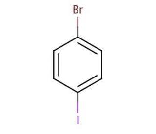 1-Bromo-4-iodobenzene (CAS 589-87-7) - chemical structure image
