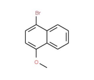 1-Bromo-4-methoxynaphthalene (CAS 5467-58-3) - chemical structure image