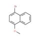 1-Bromo-4-methoxynaphthalene (CAS 5467-58-3) - chemical structure image