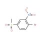 1-Bromo-4-(methylsulphonyl)-2-nitrobenzene (CAS 94832-06-1) - chemical structure image
