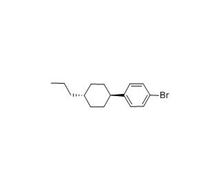1-Bromo-4-(trans-4-propylcyclohexyl)benzene (CAS 86579-53-5) - chemical structure image