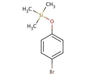 1-Bromo-4-(trimethylsiloxy)benzene (CAS 17878-44-3) - chemical structure image