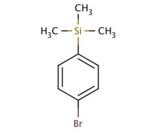 1-Bromo-4-(trimethylsilyl)benzene (CAS 6999-03-7) - chemical structure image
