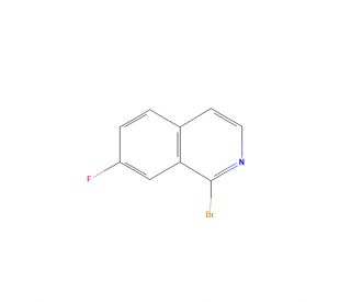 1-Bromo-7-fluoroisoquinoline (CAS 1207448-24-5) - chemical structure image