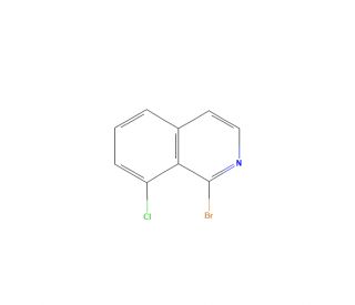 1-Bromo-8-chloroisoquinoline (CAS 1359828-80-0) - chemical structure image