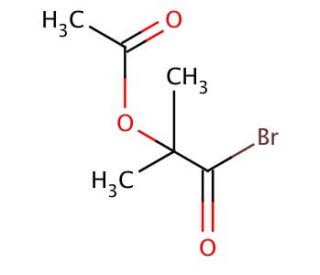 1-Bromocarbonyl-1-methylethyl acetate (CAS 40635-67-4) - chemical structure image