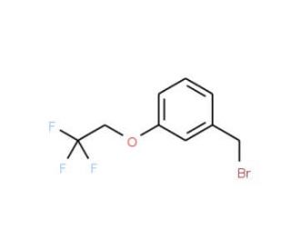 1-(bromomethyl)-3-(2,2,2-trifluoroethoxy)benzene - chemical structure image