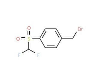 1-(bromomethyl)-4-[(difluoromethyl)sulfonyl]benzene - chemical structure image