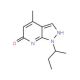 1-(Butan-2-yl)-4-methyl-1H,6H,7H-pyrazolo[3,4-b]pyridin-6-one - chemical structure image