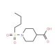 1-(butane-1-sulfonyl)piperidine-4-carboxylic acid - chemical structure image