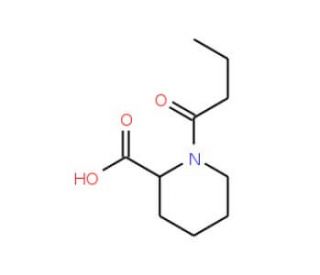 1-butanoylpiperidine-2-carboxylic acid - chemical structure image